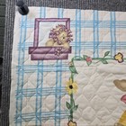 Vintage 1996 Daisy Kingdom Garden Bears Cheater Quilt  3560 Baby Nursery Usa