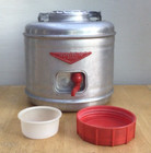 Vtg 1960s Poloron Featherflite Aluminum Jug 1 Gal Original Box With Cup Clean