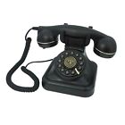 Corded Landline Home Phone Black Retro Style Vintage Plastic Telephone Deskto   