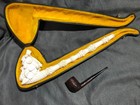 Giant Meerschaum Pipe     Enormous Big Piece Of Meerschaum Artwork