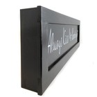 Wall D  cor With Hidden  Locking Gun Concealment Compartment