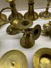 Lot Of 20 Vintage Brass Candle Holders Wedding Decor Candlestick Holders