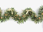 Dollhouse Doll House Miniature Green Christmas Garland Wreath Adjustable