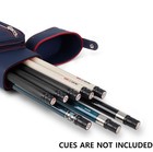 New Cuetec Pro Line 3x5 Navy Blue Hard Pool Cue Case - Free Us Shipping