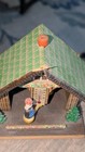 Vintage West German Toggili Weather House Station Chalet Thermometer 