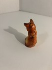 Hubley Antique Cast Iron Fox Figurine Paperweight Decor