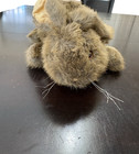 Vintage Dakin Hand Puppet Brown Bunny Rabbit 12  Plush Realistic 1985 Storytime