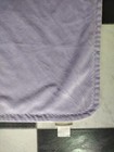 Pottery Barn Kids Baby Security Receiving Lovey Blanket Purple   White Minky