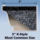 4 Ft  Gutter Foam 5  X 48  Gutter Guard Insert Foam Filter Prevent Leaves Debris