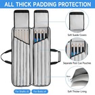 4x5 Pool Cue Case Billiard Pool Cue Stick Carrying Case Bag With Shoulder Straps