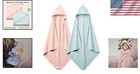 Timeless Hooded Baby Towel Set - 32  Organic Cotton For Newborns   Toddlers