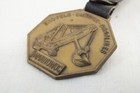 Vintage Manitowac Tractor Shovel Crane Dragline Bronze Watch Fob Key Chain