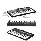 25 Keys Midi Keyboard Professional Controller Usb Percussion Pad 8 Rgb Backlit