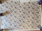 Vintage Decal Transfer Waterslide Ceramics Craft 3 Large Sheet Floral 23  X 31 