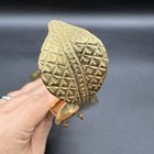 Vintage Solid Brass Cobra Snake Incense Stick Holder Burner Footed