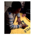 Pele Signed Brazil Football Jersey  Superior Frame  Autographed Sport
