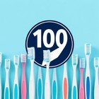 100 Medium Toothbrushes Bulk Wholesale Standard Classic Toothbrush Disposable