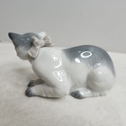 Lladro Nao Daisa Kitty Cat Gray White Porcelain Figurine Spain 1945 Vintage Rare