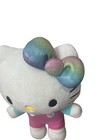 Hello Kitty Plush By Gund 2019 Rainbow Bow Pink Overalls