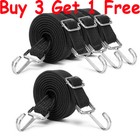 Black Shock Cord Marine Grade Bungee Heavy Duty Tie Down Stretch Rope Band New