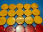 30 -pieces Of Beautifully Marbled Bakelite Checkers-look At Pictures For Details