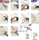 100 Sets Metal Snap Buttons Kit With Fastener Pliers Press Tool - 400 Pcs 9 5mm 
