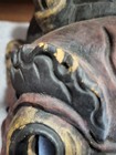 Hand Carved Wooden Mahakala Mask  Made In Nepal With Wax Stamp