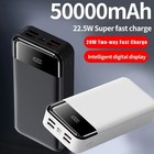 Portable Charger 50000mah Power Bank - 22 5w Fast Charging External Battery Pack