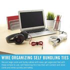Cable Ties Velcro 25 Pc Reusable 8 x1 2  Wire Office Organization Bundle Straps 