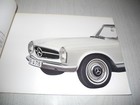 Mercedes-benz 230sl Rare Vintage Sales Brochure August 1964 English Excellent