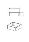 64 Of Pack 3x3 -drawer Organizer Bins Storage Tool Box Chest Parts Organizer
