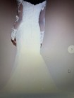 David s Bridal Ivory Wedding Dress Size 12 Model Wg3943