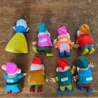 Vintage 1950s Walt Disney  Snow White And The Seven Dwarfs Flocked Ornaments