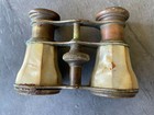 Vintage Mother Of Pearl Inlay Opera Binoculars La Ville Paris Antique