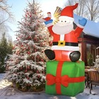 6 Ft Christmas Inflatable Decorations  Santa Claus