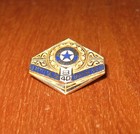 Vintage American Legion Aux 8 40 Le Petit Salon Chapeau Passe Lapel Pin 10k Gf