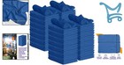 Shop Towels Cotton 12x14 100 Pack Reusable Absorbent Cleaning Rags