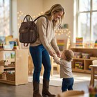 Wrangler Diaper Bag Backpack Baby Essentials Bag Quilted Travel Backpacks