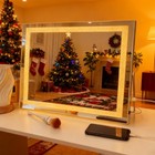 Hollywood Vanity Mirror With Led Diamond Lights- Perfect Christmas Gift   50 40cm