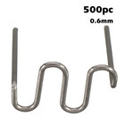500pcs Hot Stapler Staples Wave Plastic Welding Car Bumper Repair 0 6 0 8mm