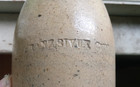 1870s Franz Sioux City Rare Iowa Heavy Stoneware Beer Bottle