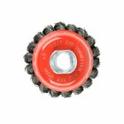 Aain 3 Inch Crimped Twisted Wire Knotted Cup Brush Angle Grinders 5 8 -11 Thread