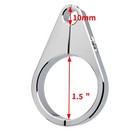 1 1 2  Clutch Cable Brake Line Clamp Clip For Harley Yamaha Handlebar Frame