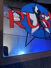 1980s Rush The Band Carnival Prize Mirror Vintage 13    13framed 80s  Rush  Rock