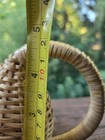 Vintage Caxixi Basket Shaker Handwoven Rattan Wicker Folk Art Percussion 5 