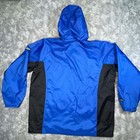 Stearns Dry Wear Men s Xl Hooded Rain Jacket Blue Full-zip Waterproof Breathable