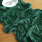 Christmas Table Runner  10ft Cheesecloth Table Runners 35 120inch Emerald Green