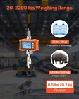 Vevor Digital Crane Scale Industrial Hanging Scale 2200lbs Heavy Duty Scale