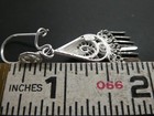 Filigree Sterling Silver 925 Frida Style Taxco Mexico Drop Dangle Earrings