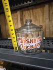 Vintage Hershey s Chocolate Candy Counter Display Jar With Lid 1 2 Gallon